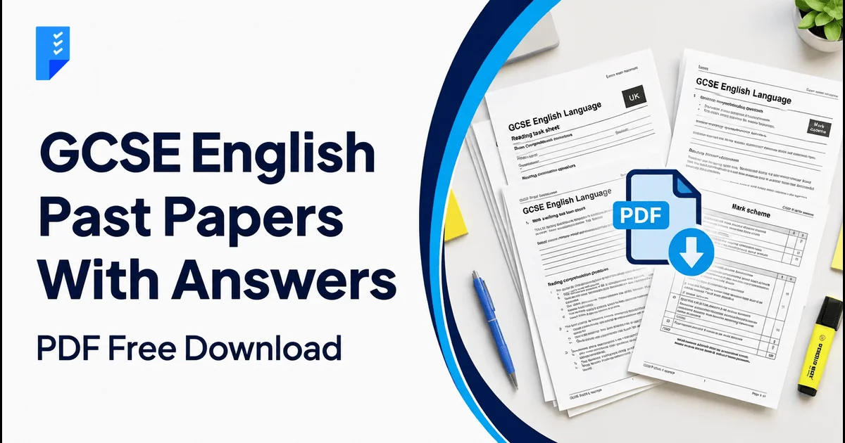 GCSE English past papers with answers PDF free download